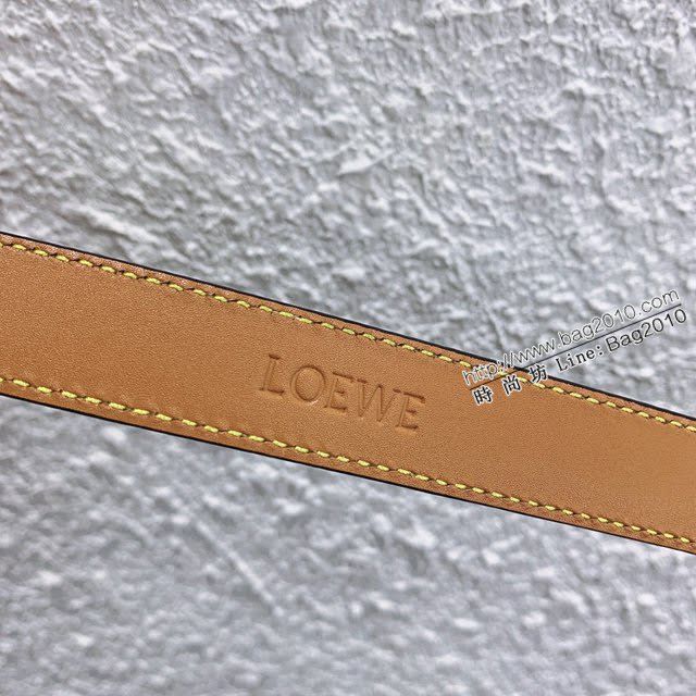 LOEWE女士皮帶 羅意威雙面用粒面小牛皮腰帶  jjp2155